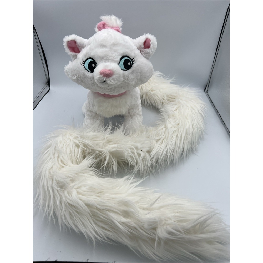 Disney Parks Exclusive Plush Aristocats Marie Cat Long Boa Tail